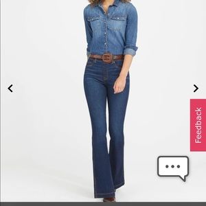 SPANX Flare Jeans, Midnight Shade
